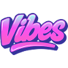 Vibes lettering