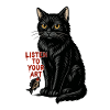 Chat Noir | Écoutez votre art