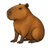 Warm Capibara Portrait