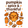 Pumpkin Spice Turkey Charm