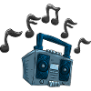 Retro Boombox
