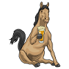 Pferd Bier