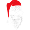 Père Noël avec des lunettes