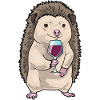 Hérisson Vin Rouge