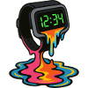Melting Neon Watch