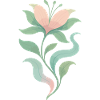 Pastel Bloom Botanical Flow
