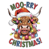 Moo-rry Christmas Lustige Weihnachtskuh
