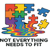 Not Everything Fits Rainbow Puzzle