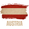Austrian grunge flag, Austrian pride