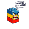 I Hope You Step On Me Brick Builder Block Building