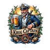 Jug Captain Pirate Motif