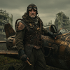 Steampunk Pilot on Post-Apocalyptic Ruins