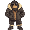 Gorilla Cool Winter