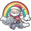 Mammoth Santa Claus Christmas