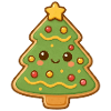 Christmas Tree Cookie