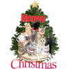 Meowy Christmas Cat Collage