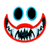 Kinetic Blue Toothed Smile