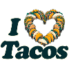 I Love Tacos Heart