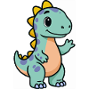 Kleiner Dino-Kuschel
