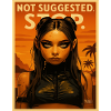 Sunset Heroine of Gothic Punk