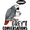 Oiseau Perroquet Gris D'Afrique Humour