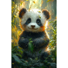 Illustration of a panda