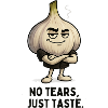 Garlic - No Tears Just Taste Cartoon