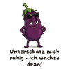 Eggplant - Underestimate Me Quietly Caricature