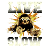 Lebe Langsam Faultier Grafik