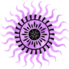 Dreamy Purple Sun