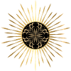 Soleil doré mandala