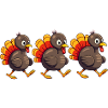 Bébé dinde de Thanksgiving