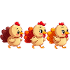Bébé dinde de Thanksgiving