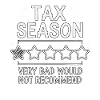 Tax Season - 1 Star Rating Design