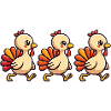 Bébé dinde de Thanksgiving