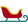 Retro Sleigh Silhouette