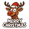 Funny Reindeer Christmas