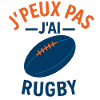 I can't I have rugby