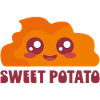 Patate douce dessin animé mignon