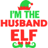 Husband Elf Xmas Tee