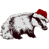 CHRISTMAS BADGER