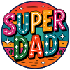 Super Dad Retro Super Papa