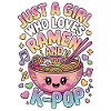 K-Pop Ramen Mädchen Motiv