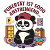 Puberty is so exhausting Panda