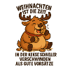 Cookie-hungry reindeer Christmas fun