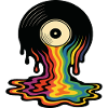 Melting Rainbow Vinyl Eye