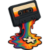 Rainbow Cassette Melt Puzzle