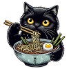 Ramen Black Cat