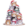 Cats Christmas Tree – Funny Xmas Cat