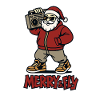 Santa Claus Streetwear Boombox Hip-Hop